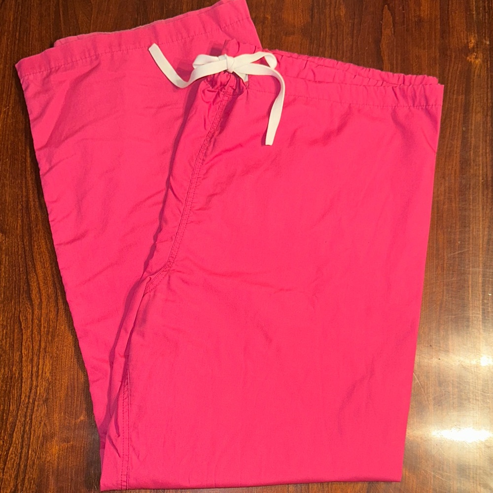 Blue Sky Bright Pink Drawstring scrub Pants
